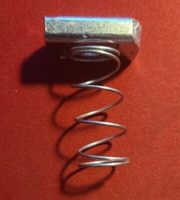 Spring Nut 3/8 in-16 Thread Size, 3/8 in (25 unit per Box) - 5YE11
