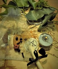 Revenge Spell Kit  Ritual Magic  Witchcraft Wicca Pagan Handmade Candle