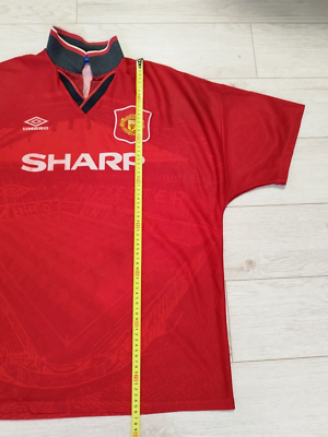 Manchester United football jersey home vintage shirt 1994/96 Umbro