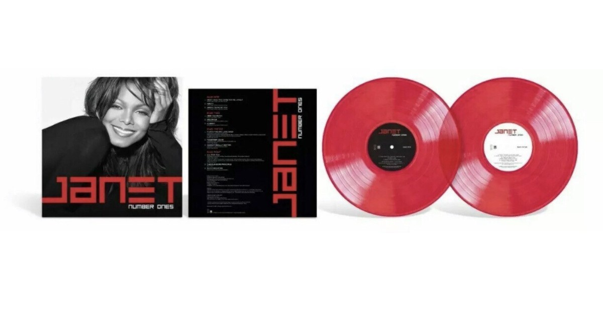 JANET JACKSON NUMBER ONES VINYL NEW! LIMITED RED LP! NASTY