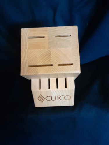 CUTCO Wood Knife Block (8 slots) - Picture 1 of 4