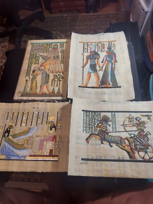 Wholesale set of 4 egyptian Papyrus