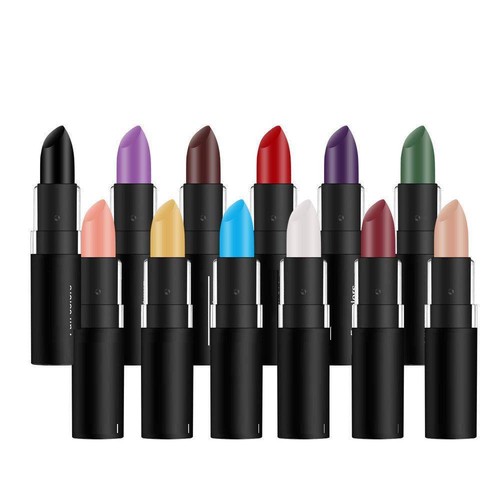 Long Lasting Velvet Matte Lip Color Waterproof Lipstick Pigment Makeup 12 Colour - Picture 3 of 16