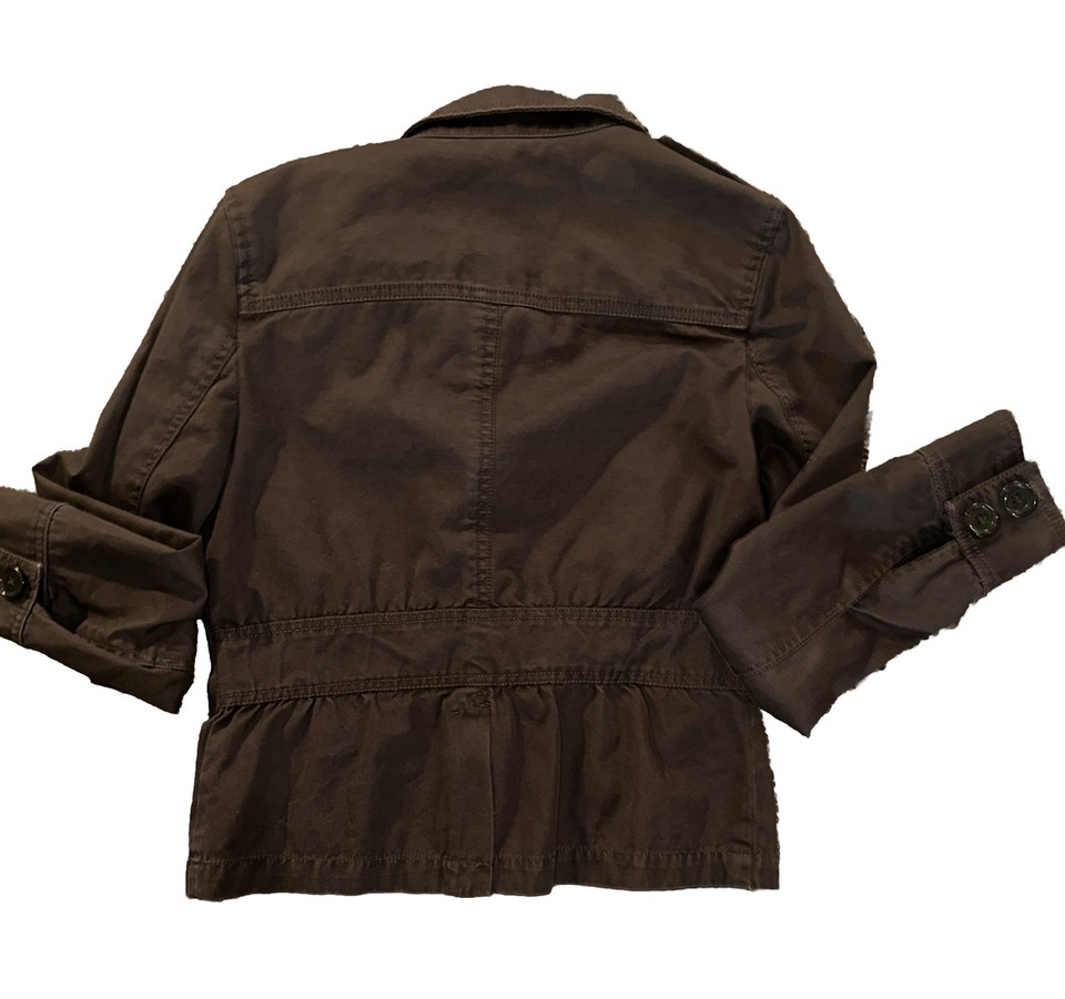 Vintage Gap Blazer Women’s Juniors Size 6 Jacket Brown Button Up With