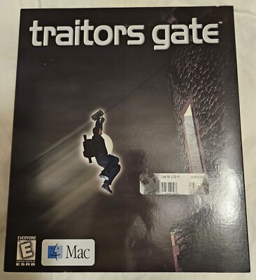 Traitors Gate Mac Rated E computer game 1999 Daydream Software CD-ROM Big Box