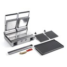 Eurodib Pd Rr Ps 17" Single Commercial Panini Sandwich Grill w/ Cast Iron Smo.