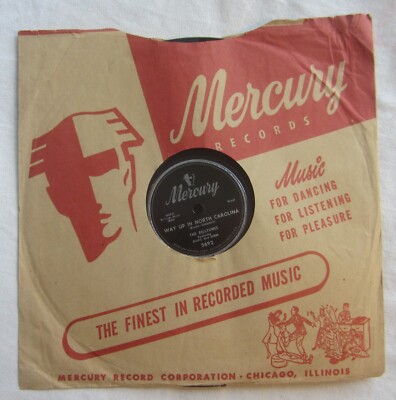 BELLTONES 78 -- Mercury # 5692 -- WAY UP IN NORTH CAROLINA + Stop Worryin'