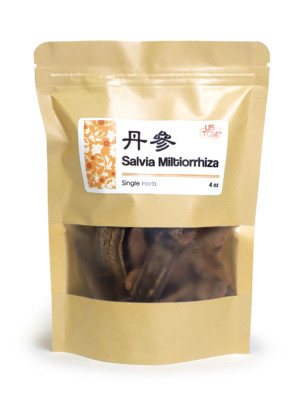 NEW PACKAGING Salvia Miltiorrhiza Red Sage Root Danshen Chinese Sage 丹参 4 oz.