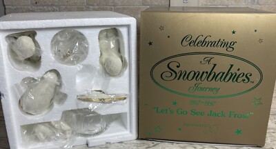 Dept 56 Snowbabies LET'S GO SEE JACK FROST 1997 Complete Set NEW