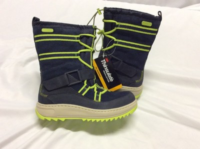 Sperry Winterized Snow Boot sporty 3 M Thinsulate Youth Size 4 water proof EU 35