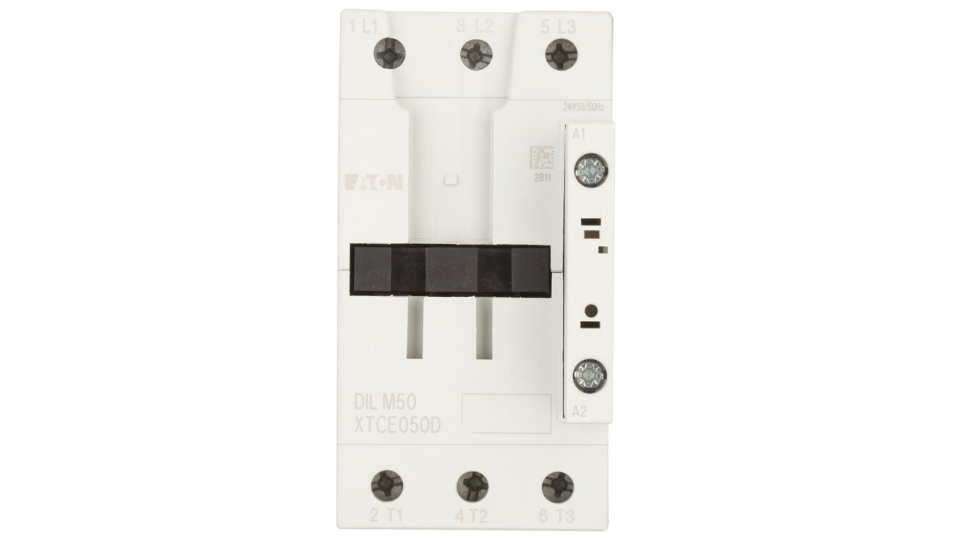 Power contactor 50A 3P 24V AC 0Z 0R DILM50 (24V50/60HZ) 277834 /T2UK