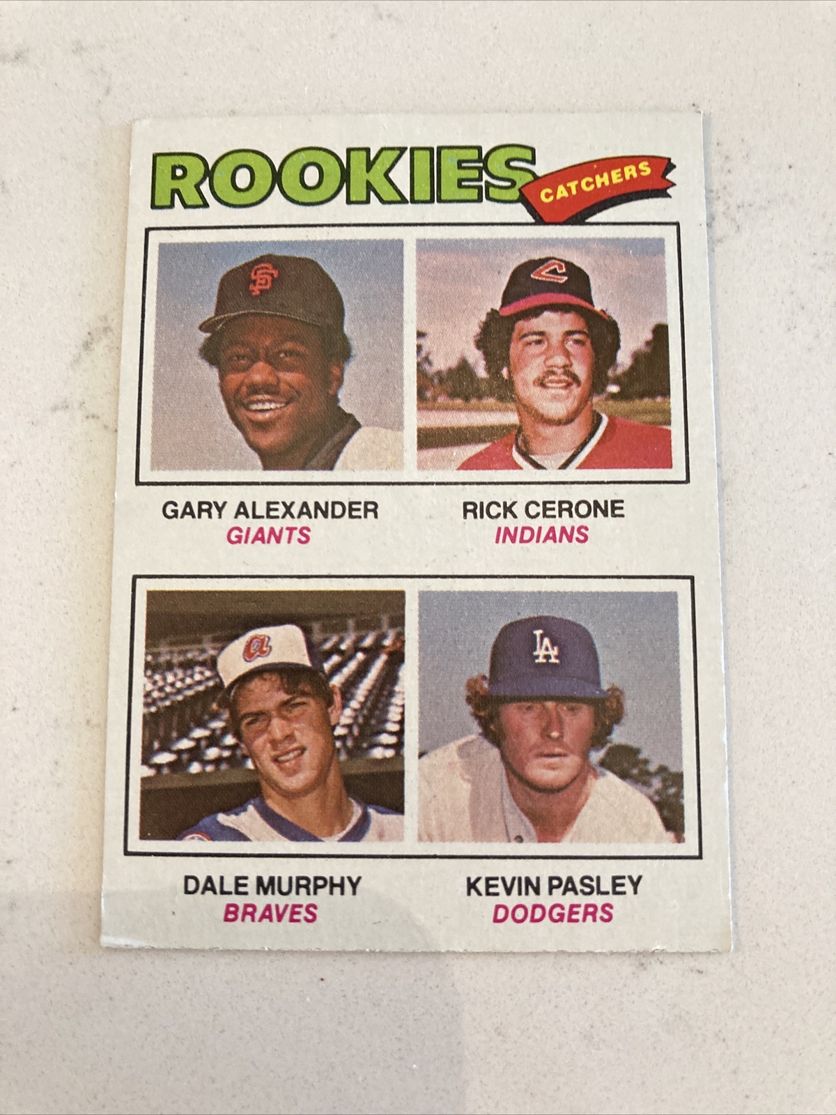 1977 Topps # 476 - DALE MURPHY - Rookie RC - PSA 4 VGEX - Braves HOF MVP (4952)