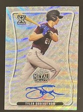 2020 Leaf Metal Draft Silver Wave Auto Tyler Soderstrom #BA-TS1