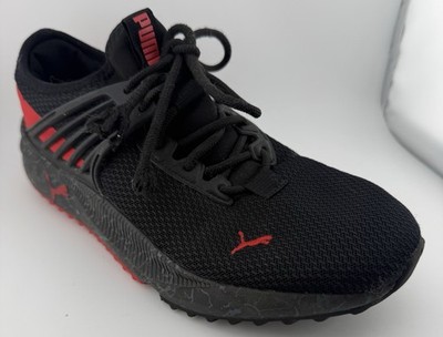 Puma Pacer Future Marble Lace Up  Mens Blk/High Risk Red Sz 9 386819-01 Nice!!