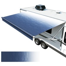 SHADEPLUS Navy Blue Fade 11'2'' RV Awning Fabric