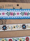 2 Sets Wildflower Boho Floral 6 CHOKERS Necklace + 2 pr Earrings NEW Wild Flower — photo 9