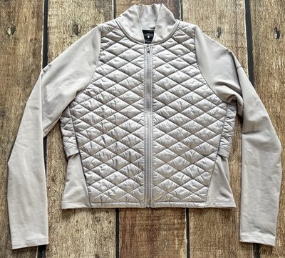 NIKE AEROLAYER THERMORE QUILTED RUNNING JACKET ATMOSPHERE WOMENS LARGE EXCELLENT