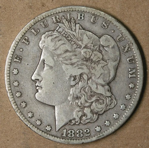 $1 1882-CC Morgan Silver Dollar VF Carson City Mint * AvenueCoin