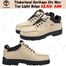 Timberland Heritage Gtx Moc Toe Light Beige A2JU5-AAM Men's Size