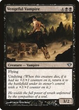 Vengeful Vampire Uncommon Dark Ascension Magic: The Gathering Near Mint