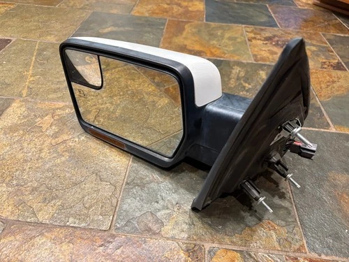 2009-2014 FORD F-150 Left Side Mirror WHITE DRIVER LH POWER Fold Folding