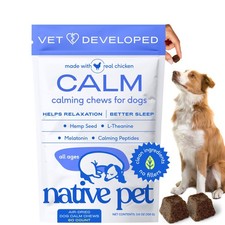 Calming Chews for Dogs - Melatonin for Dogs Anxiety Relief - Grain Free All N...