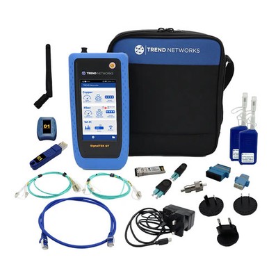 Trend Networks SignalTEK QT Pro 10G Copper/Fiber/Wi-Fi Qual. Tester