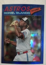 2026 Topps Heritage - Ronel Blanco #185 Chrome Blue Refractor /150