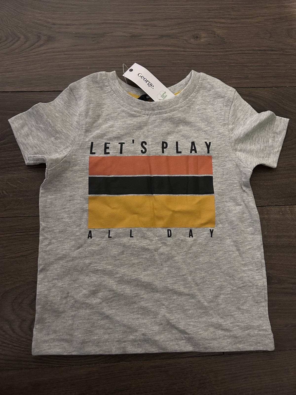 Boys T-shirt. Let’s Play All Day.