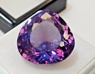 Colour Change Pear Cut Alexandrite 20-21 Ct EGL CERTIFIED Loose Gemstone
