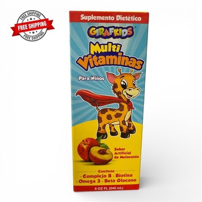 GirafKids Multivitamin for Kids with B Complex & Omega 3 (8 fl oz)