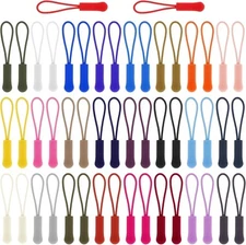 50 Pcs Zipper Pull Replacement Decorative Zipper Pulls Colorful Zipper Pulls Zip