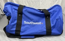 Southwest Airlines Duffel Bag Tote Canvas Carryon Luggage 23" x 15" x 8"