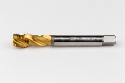 Haas M14x1.5 MF HSS-E Spiral Flute Tap, 11mm Shank x 15mm Thread Length, 2.5XD