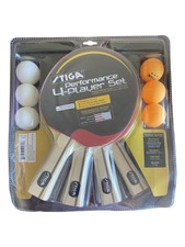 STIGA Classic Ping Pong 4-Player Table Tennis Set Ping Pong Paddles Balls Set