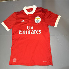 BENFICA 2017 2018 HOME SHIRT FOOTBALL SOCCER ADIDAS B31000 MENS RED SIZE S