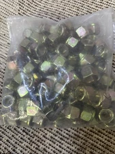 100 Pcs of 5/8"-18 Grade 8 Nylon Insert Hex Lock Nut Zinc Yellow FINE Nylok