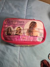Juego de rodillos espirales Curlformers Kinder Hairflair rosa/amarillo sin calor nuevo