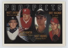 1996 Topps Prospects Matt Drews Rich Hunter Matt Ruebel Bret Wagner #430 0u0