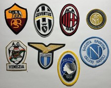 Seria A Italian Soccer, Collection of embroidered Logo Crests, Patches