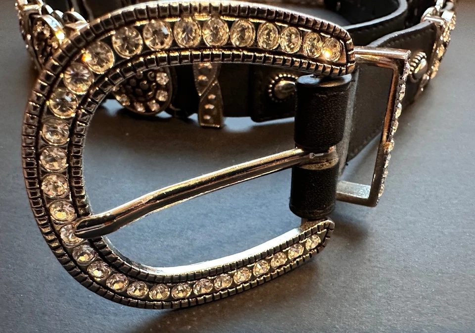 Christine Alexander Western BLING ремень Sz-L б/у идеальный - Изображение 3 из 4