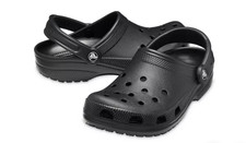 BRAND NEW Crocs Unisex Adult Classic Clogs Mens Size 5 / Womens 7 Black Slip