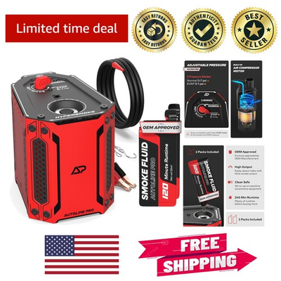 #ad #ad HyperSmoke Automotive Smoke Machine Adjustable Pressure amp; 240 Minutes Runtime $89.99
