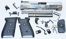 Jimenez Ja Nine Parts Nickel Slide Grips Trigger Barrel Firing Pin Springs Jimenez Ja Nine Parts Nickel Slide Grips Trigger Barrel Firing Pin Springs