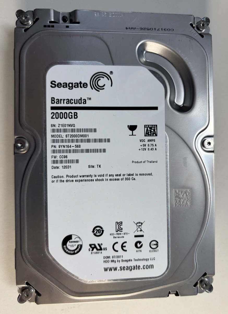 25+ Seagate Barracuda St2000dm001 2tb for sale | Updated Oct 2026