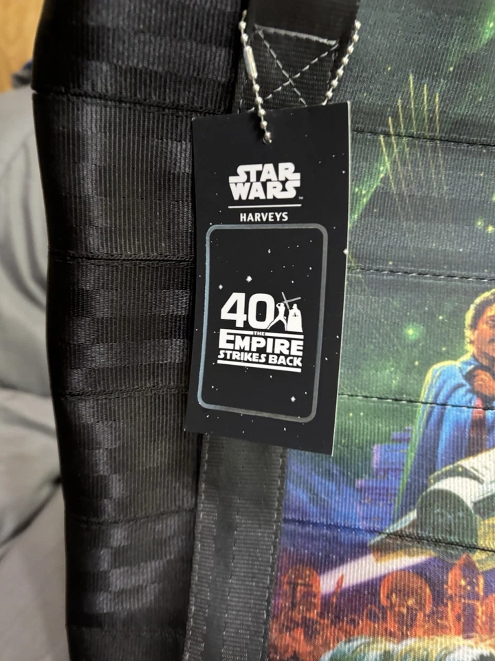Harveys Cinturón de Seguridad Star Wars El Imperio Contraataca Póster Bolso Negro Desplazamiento Foto 4 de 4