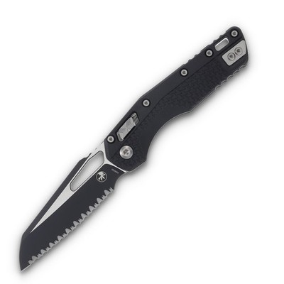 Microtech MSI 210T-3PMBK RAM-LOK Black Tri-Grip Polymer Full Serrated M390MK