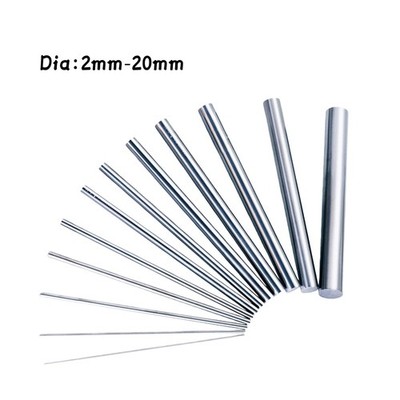 Wolframstahl Rundstab Runde Bar Solide Metall Stab Ø2mm bis 20mm für Finishing