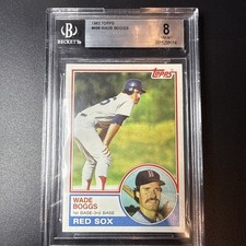 1983 Topps Wade Boggs RC #498  BGS 8 NM-MT