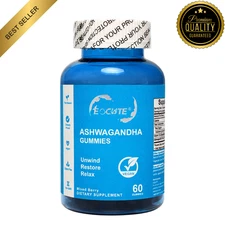 Nutrition Ashwagandha Gummies 60 Gummies Improve Sleep Health for Women Men